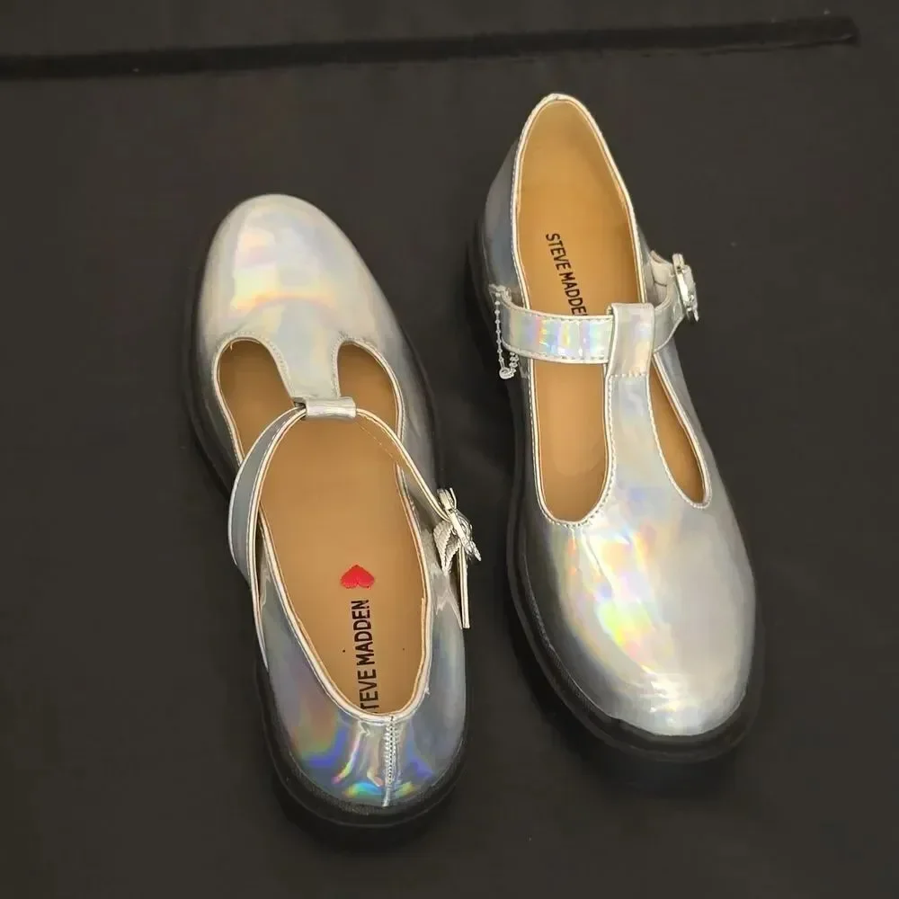 BRAND NEW STEVE MADDEN JSUZEY 954-IRIDESCENT MULTI-COLOR LOAFERS